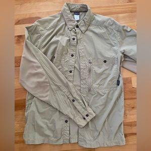 patagonia breathable button down shirt